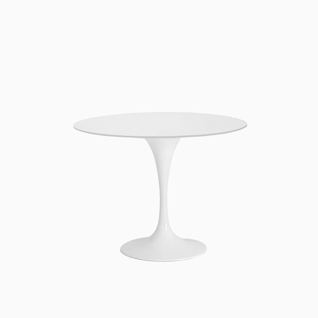 루시 퓨어화이트 원형 세라믹 테이블